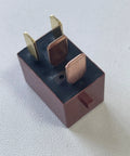 Plug And Play Engine Control Module Relay Replacement For Honda And Acura Vehicles 39794 SDA 901 902 OE Numbers ECM Relay Fits Honda Accord Civic CR V Odyssey Pilot Ridgeline S2000 And Acura MDX RDX TL TLX TSX ILX RLX ZDX NSX brown relay with four metal prongs
