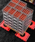 Heavy Duty Steel Machinery Skate Dollies For Room Redo Moves With 360 Swivel Non Slip Casters To Glide Heavy Appliances Smoothly stacked under crates of bottles