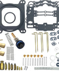 All In One Square Bore Carburetor Rebuild Kit For 1400 Series Edelbrock 1406 And 1477, Compatible With Carter AF, 4 Barrel Carbs