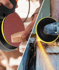 4 Inch Angle Grinder Sanding Discs Kit With Cushion Pads And Backing Pad, polishing wood and metal with drill adapter