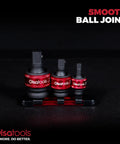 Three Piece Impact Universal Joint Socket Adapter Set For Quarter, Eighth And Half Inch Drives With 30 Degree Swivel Angles Chromoly Impact Rated Durable Mechanics Tool Built To Reach Tight Spots, smooth ball joint adapters