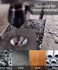 Heavy Duty M35 Cobalt Countersink Drill Bit With TiAlN Coating And 82 Degree Point Angle to crush steel and wood, drilling in metal.