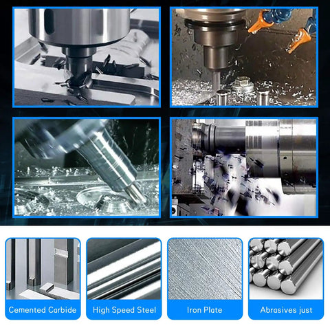 Beefy Long Center Drill Bit Set 5 Pc Pro Grade M2 HSS 60 Degree Point 4 In Overall Length Center Drill Bits in metalworking.