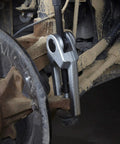 Outer Tie Rod Remover Tool For Front Wheel Drive And Rear Wheel Drive Cars, Delivers Up To 5 Tons Of Pull in use