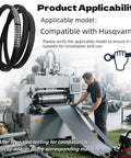 3/8 Inch By 44 Inch Drive Belt Replacement For Lawn Tractors And Mowers Fits Husqvarna Replaces 532446054 599385301