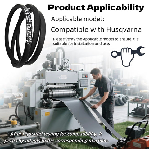 3/8 Inch By 44 Inch Drive Belt Replacement For Lawn Tractors And Mowers Fits Husqvarna Replaces 532446054 599385301