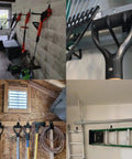 Ultra Heavy Duty 11 Inch Garage Hooks Wall Mount Storage Hangers Four Pack Long Hooks For Hanging Tools Chairs Hoses Ladders Ropes And Bulk Items A Beefed Up Durable Garage Organizer For Quick Access in various storage setups