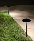 Low Voltage 12V 3W Landscape Path Lights Warm White Waterproof Outdoor Replaceable G4 LED Bulb Black 2 Pack lighting driveway
