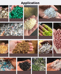 Various materials shredded by Heavy Duty Plastic Shredder And Crusher 7.5KW Industrial Grinder 220V Electric Disintegrator