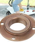 Toothless Freewheel For Electric Scooters And Bicycles Metal Four Hole Flywheel Gear with Scooter in Background