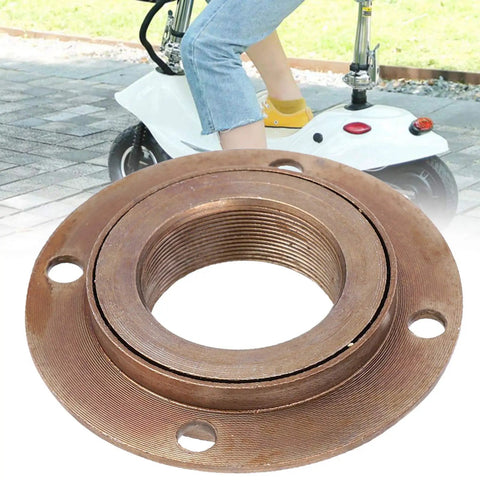 Toothless Freewheel For Electric Scooters And Bicycles Metal Four Hole Flywheel Gear with Scooter in Background
