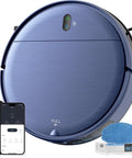 Robot Vacuum And Mop Combo With Schedule App Remote Voice Control 2300Pa Strong Suction Slim Self Charging Dock 2 In 1 Floor Cleaner