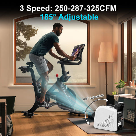 Air Mover Blower Fan For Floor Drying And Cooling At Home Job Site Garage Or Shop With Three Speeds Portable Utility Fan
