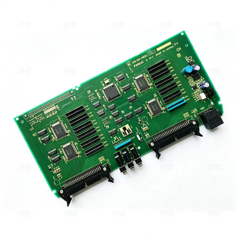 Industrial CNC I O Circuit Board Replacement For A16B-2203-0881 And A02B-0309-C001, Rugged Control Module For CNC Machines, Plug And Play, Stable Signal Transmission, Easy Installation, Reliable Spare Part For Automation. Green PCB with connectors