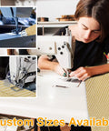 Sewing process for Triangle Shade Sail Canopy for Outdoor Patio Garden, 5 x 5 x 5 Feet, 185 GSM Fabric, Beige Color