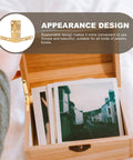 Golden Iron Decorative Hinges For Jewelry Boxes And Chests Rust Resistant DIY Friendly Easy Install Hinge Set on wooden box