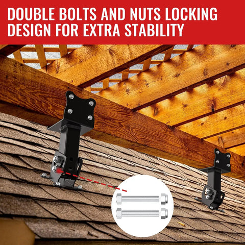Beefy Heavy Duty Roof Riser Brackets Kit 3 Pack For Pergola And Patio Cover Gazebo Elevates Roof Beams Improves Airflow Adds Modern Look And Easy Installation Built To Last In Any Weather With Easy Mounting And Long Lasting Performance