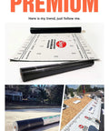 Top Shelf Synthetic Roof Underlayment 100 Gsm Knockout Waterproof Membrane 48 Inch By 250 Feet Covers 1000 Sq Ft roll shown on installation site.