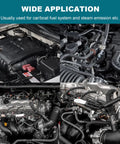 Automotive engine showcasing 5/16 Inch ID Fuel Line Hose, Ten Foot Long, 302 PSI Push Lock NBR Rubber Fuel Hose For Automotive Use
