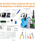 Walkie Talkie Kit For Kids And Teens DIY Soldering Electronics Project With Clear Acrylic Case 1 Mile Range 3 Channels Hands On Science Toy For Ages 12 14 15 16 18 Family Game Night Gift Idea parts and assembled clear acrylic walkie talkie kit