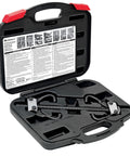 Coil Spring Compressor Tool Kit For Struts And Coil Springs DIY Friendly Safe Heavy Duty Chrome Vanadium Steel in Storage Case