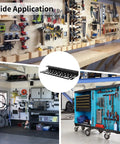 Wall Mount Tool Organizer for Screwdrivers and Pliers Easy Install Space Saving Wall Rack for Home and Workshop Use