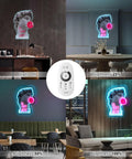 LED Art Neon Light Sign For Home Decor And Parties showing brightness levels, featuring game neon light for bedroom and living room.