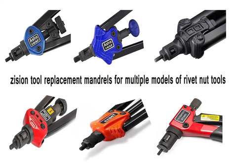 M3 Rivet Nut Tool Tip Replacement Mandrel For Riveting Nut Tools, High Strength Steel, Easy To Use, Fits Most Standard Nut Riveters