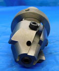 Close-up of Genesee Hollow Mill With Fresh Blades For Precision Milling, Indexable Cutter, USA Made, DET 6 22T1614 7656.S 7656-S4
