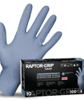 Top Tier Powder Free Nitrile Gloves In 2X Large featuring a textured grip, suitable for automotive and commercial kitchen use.