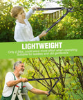 27 Inch Garden Bypass Lopper That Prunes Thick Branches Like A Boss With 1.6 Inch Cutting Capacity in use by senior gardeners