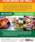 Back cover of Top Shelf Batch Cooking Cookbook For Busy Families Stock Your Freezer With Legit Budget Friendly Dinner Recipes featuring meal ideas.