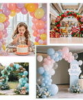 Amazon balloon arch kit with base stand; adjustable 9 ft and 5.6 ft arches; pastel arches for baby shower or wedding