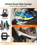 Toe Cage Bike Pedals For Regular Or Clipless Shoes, 9 16 Inch Spindle, Heavy Duty Pedals For Mountain And Road Bikes