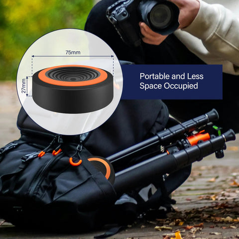 Anti Vibration Pads For Telescope Mount And Tripod, portable design with camera and tripod setup, outdoor use shown.