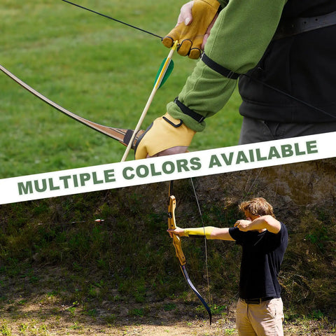 Archer using bow with Plastic Arrow Nocks For Archery 3.2mm ID 0.13 Inch Insert Double Lock Nocks For Carbon and Recurve Bow