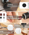 306 Piece Rotary Tool Accessories Kit With Storage Case For Cutting, Sanding, Grinding, Carving, Polishing, Drilling And Engraving