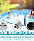 Two Pack Air Jet Valve And Cap Replacement For Above Ground Pools Fits 26165EH 26167EH 26175EH 26183MW 26191CA 26191EH