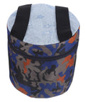 Portable Gardening Wearable Stool Grab And Go Lightweight Foam Work Seat in camo design with handle straps, ergonomic and easy to carry.