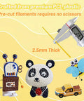 32 Color 2.5Mm 3D Pen Filament Refill For 3Doodler Start Plus Low Temperature Safe And Easy To Use 15 Cm Strands Pack illustration