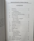 Table of contents from 'Kestrel Falconry Man's Guide For Modern Training And Hunting' 3rd edition with chapter titles.