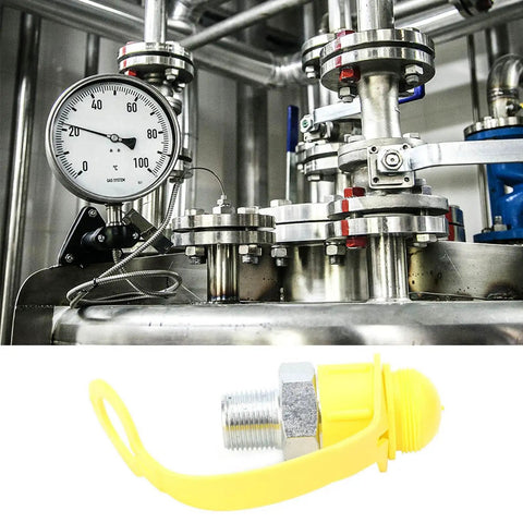Heavy Duty Hydraulic Quick Connect Coupler With ZG Thread And 70Mpa Build Featuring Two Stage Sealing For Built Tough Zero Leak Performance On Porta Power And Crew Approved Industrial Kits with pressure gauge.