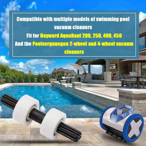 No Sweat Install Gear Shaft Bearing Drive Gear Assembly Replacement For PVXH019SA by a swimming pool background