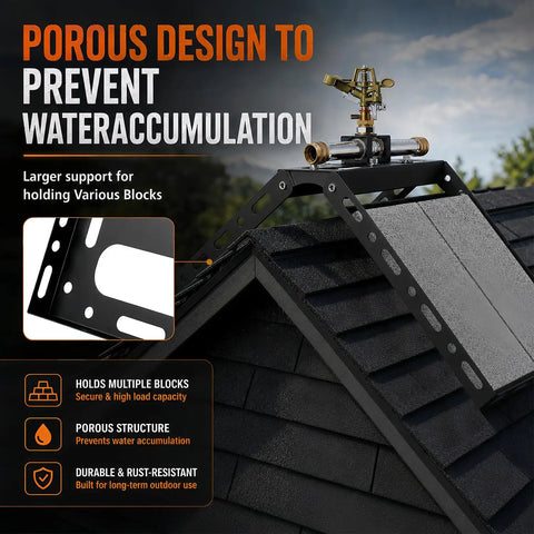 Ultra Tough Rooftop Sprinkler Goes Hard on Wildfire Defense Delivering Badass Coverage up to 3300 Square Feet with porous design.