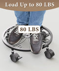 Person standing on 10.24 Inch Plant Caddy With Wheels For Indoor And Outdoor Use, 360 Degree Lockable Casters, Durable Plant Dolly with 80 lbs capacity