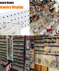 4 Inch Pegboard Hooks 25 Pack Pegboard Organizer Kit For Garage Storage And Tool Workshop Organization, jewelry display use.