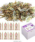 200 Pcs Drywall Self Drilling Anchors With Screws Kit No Drill Required for Quick Wall Mounts with steel anchors and zinc screws.