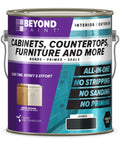 All In One Refinishing Paint For Furniture Cabinets And More Gallon Licorice No Stripping No Sanding No Priming Needed can
