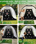 Golf Practice Net 10x7ft With 600D Oxford Fabric, Heavy Duty Frame For Backyard Driving And Chipping Training in various settings