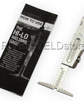 Pro Grade Hi Lo Welding Gauge For Pipe Internal Alignment And Fit Up, Inch And Metric Readings On Opposite Sides, Measures Internal Misalignment Before And After Tacking, Helps Cut Radiographic Rejects And Improve Weld Quality. with box